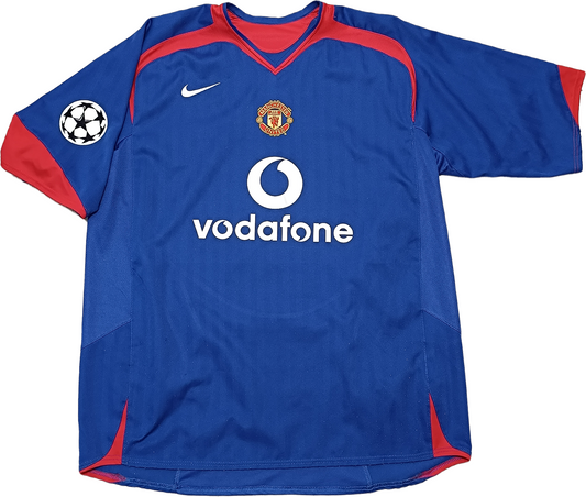 maglia Cristiano Ronaldo manchester united 2004 2005 Vodafone UCL jersey XL