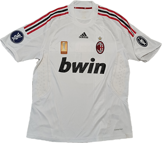 maglia milan Inzaghi FORMOTION match worn adidas Bwin 2008 2009 signed Vintage L