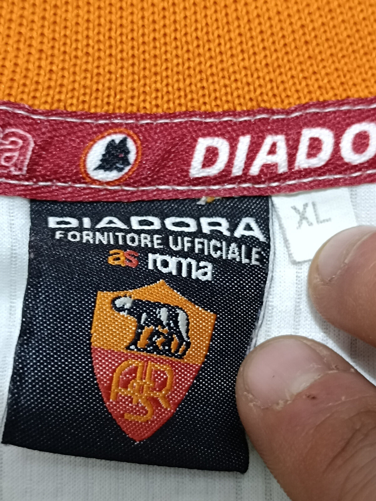 maglia calcio vintage AS ROMA TOTTI Diadora 1997 1998 Ina Assitalia Away