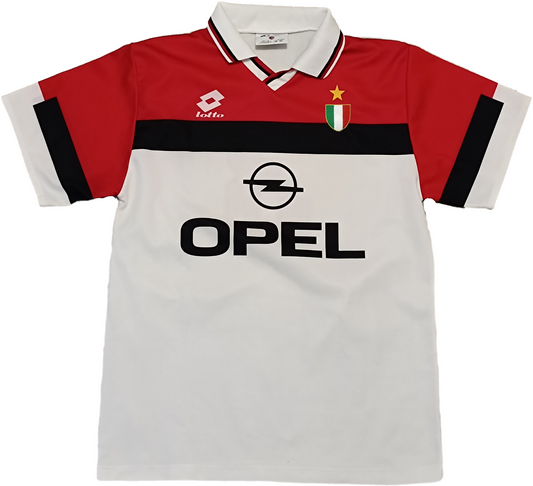 maglia calcio vintage AC Milan Maldini 1994 1995 scudetto Opel XL player