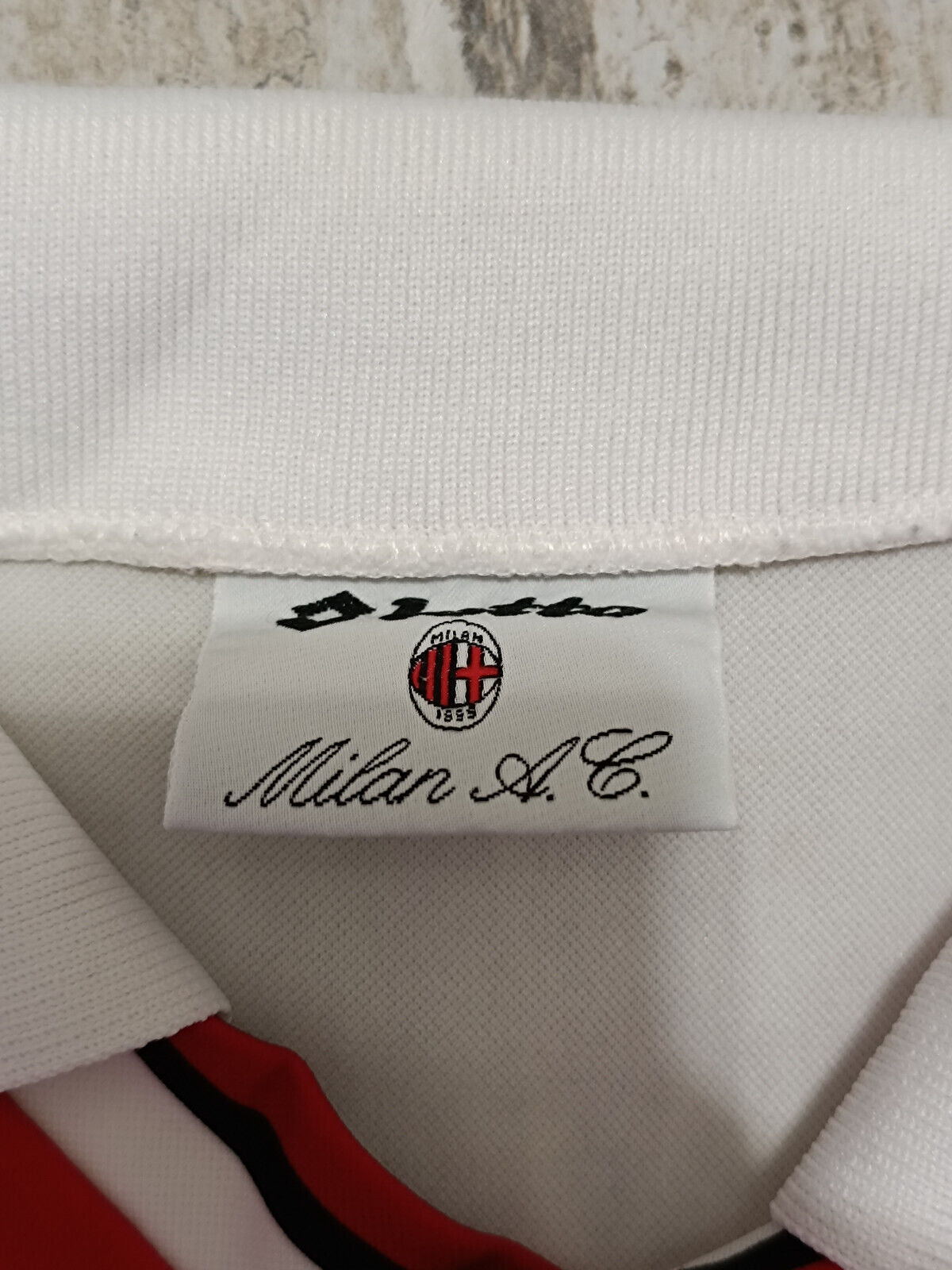 maglia calcio vintage AC Milan Maldini 1994 1995 scudetto Opel XL player