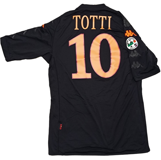 maglia calcio roma Totti kappa 2009 2010 Serie A Wind L vintage