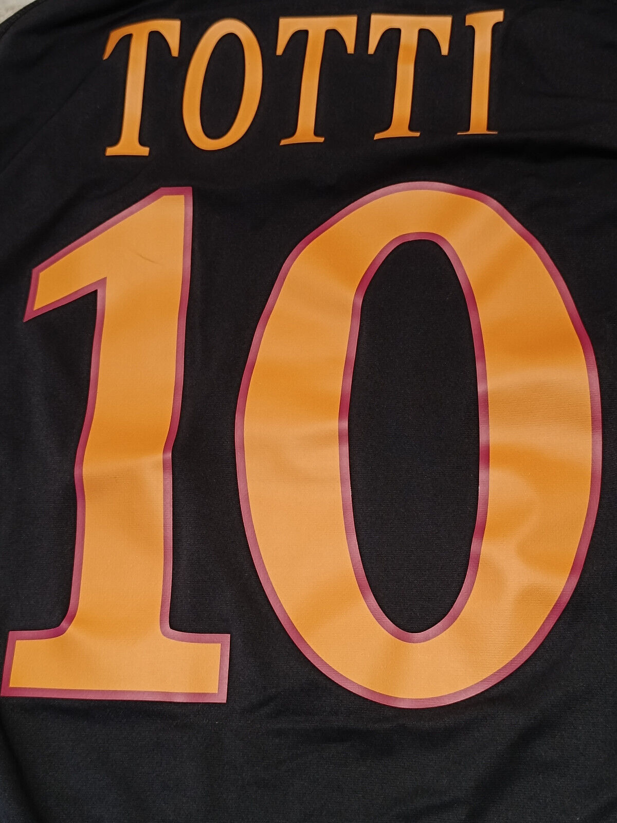 maglia calcio roma Totti kappa 2009 2010 Serie A Wind L vintage