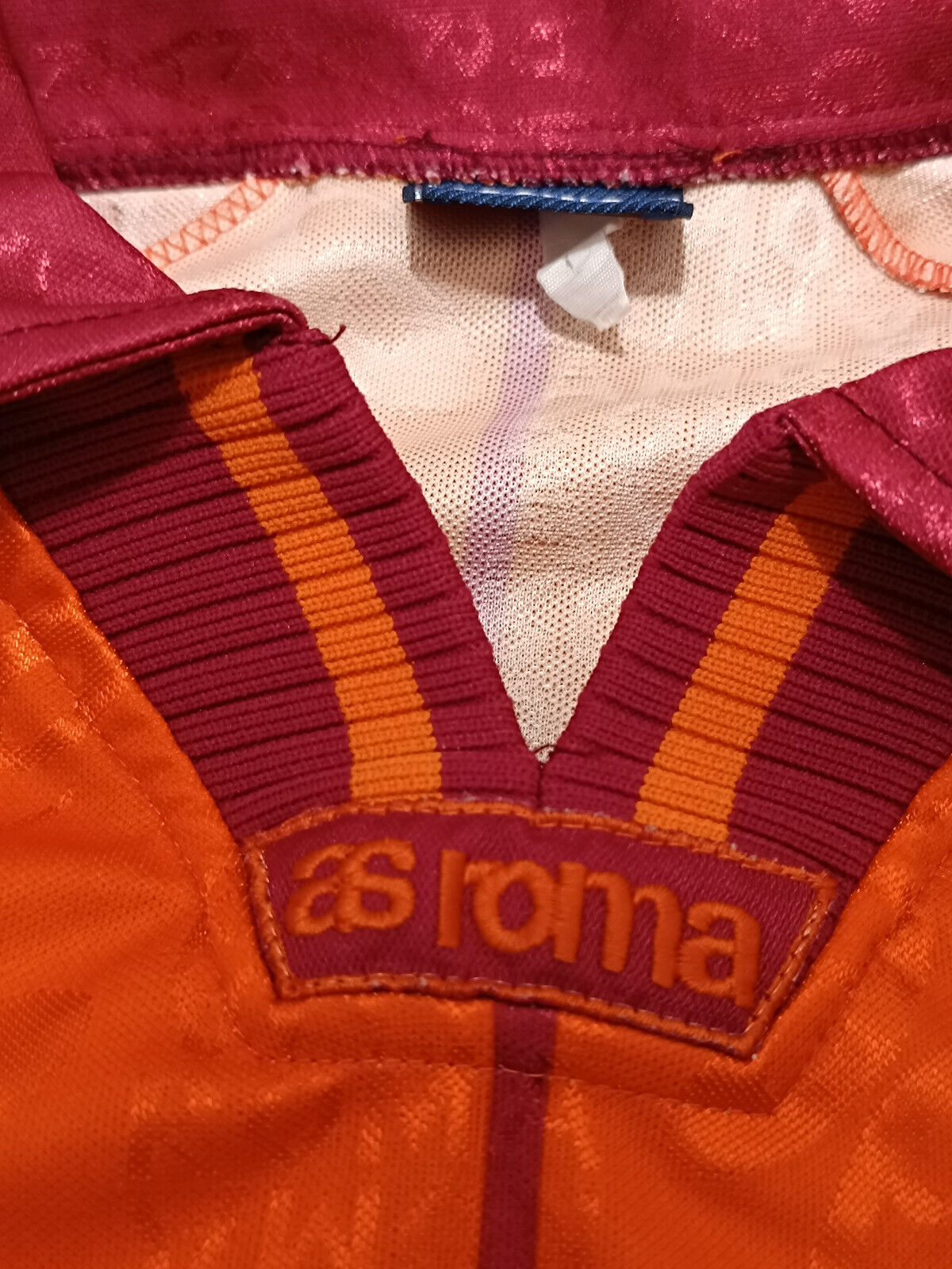 maglia calcio vintage AS Roma Totti Asics 1996 1997 Ina Assitalia Away Player L