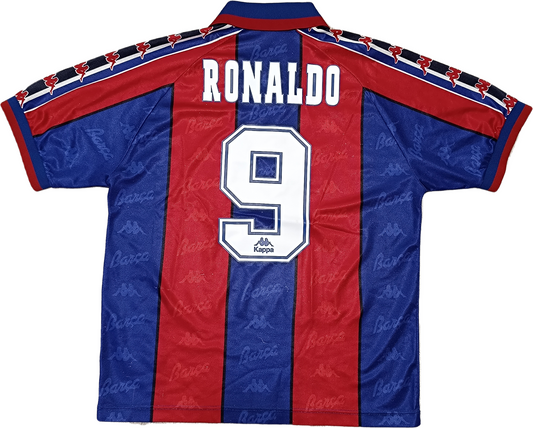 maglia calcio vintage FC BARCELONA camiseta RONALDO Kappa 1996 1997