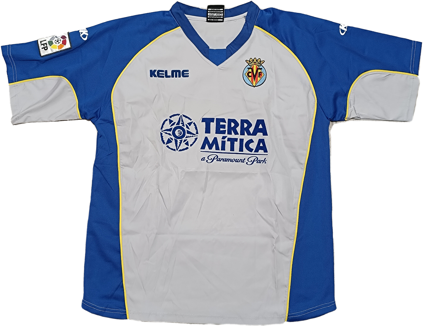 maglia calcio vintage Riquelme VILLAREAL Kelme Terra mitica 2003 2004 ROMAN