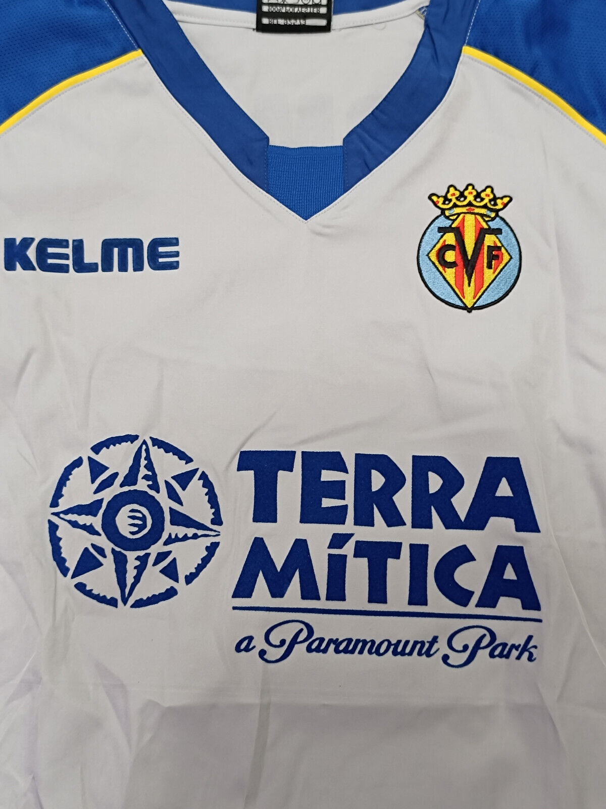 maglia calcio vintage Riquelme VILLAREAL Kelme Terra mitica 2003 2004 ROMAN