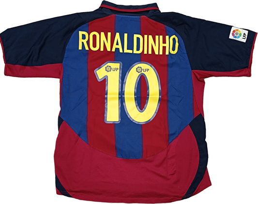 maglia Ronaldinho barcellona away  #10 NIKE 2003 2004 shirt jersey L