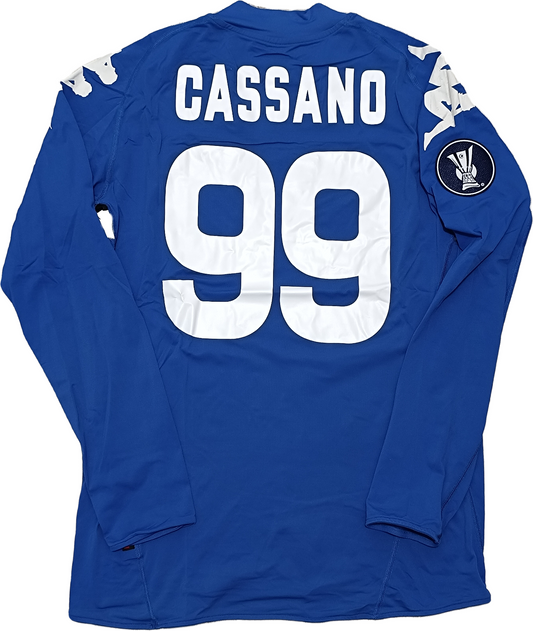 maglia calcio vintage Sampdoria CASSANO player issue 2008 2009 XL Kappa AIRONE