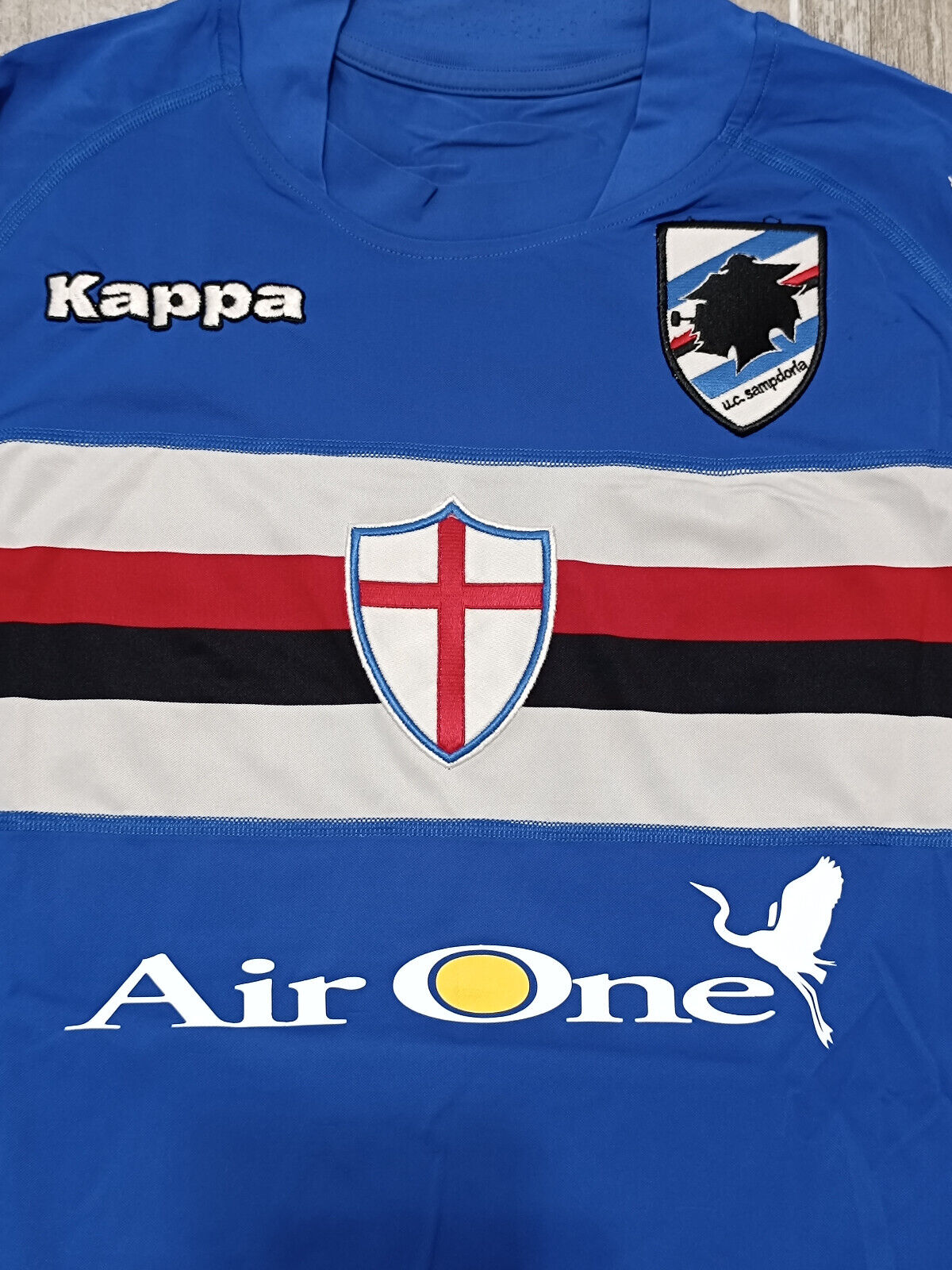 maglia calcio vintage Sampdoria CASSANO player issue 2008 2009 XL Kappa AIRONE