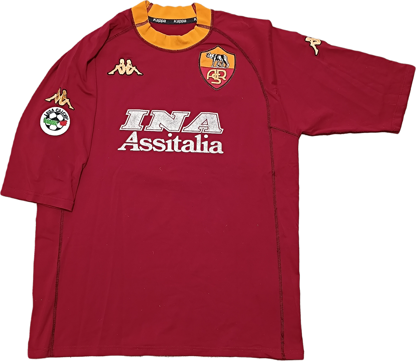 maglia calcio AS ROMA player ZAGO 2000 2001 scudetto INA ASSITALIA 87%13% XL