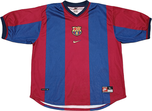 Maglia calcio vintage Luis Figo Barca barcellona camiseta NIKE 1998 1999 XL