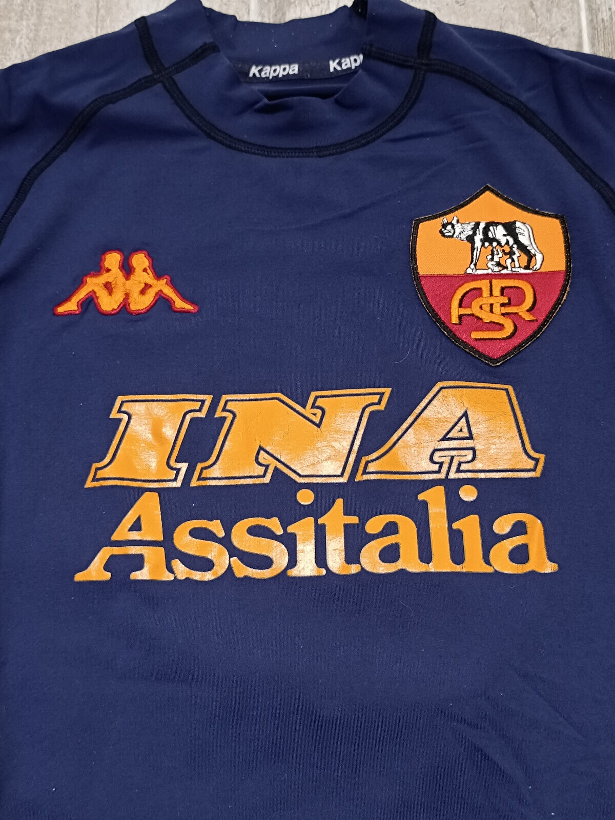 maglia roma Totti calcio scudetto 2000 2001 Kappa Ina Assitalia L Third ORIGINAL