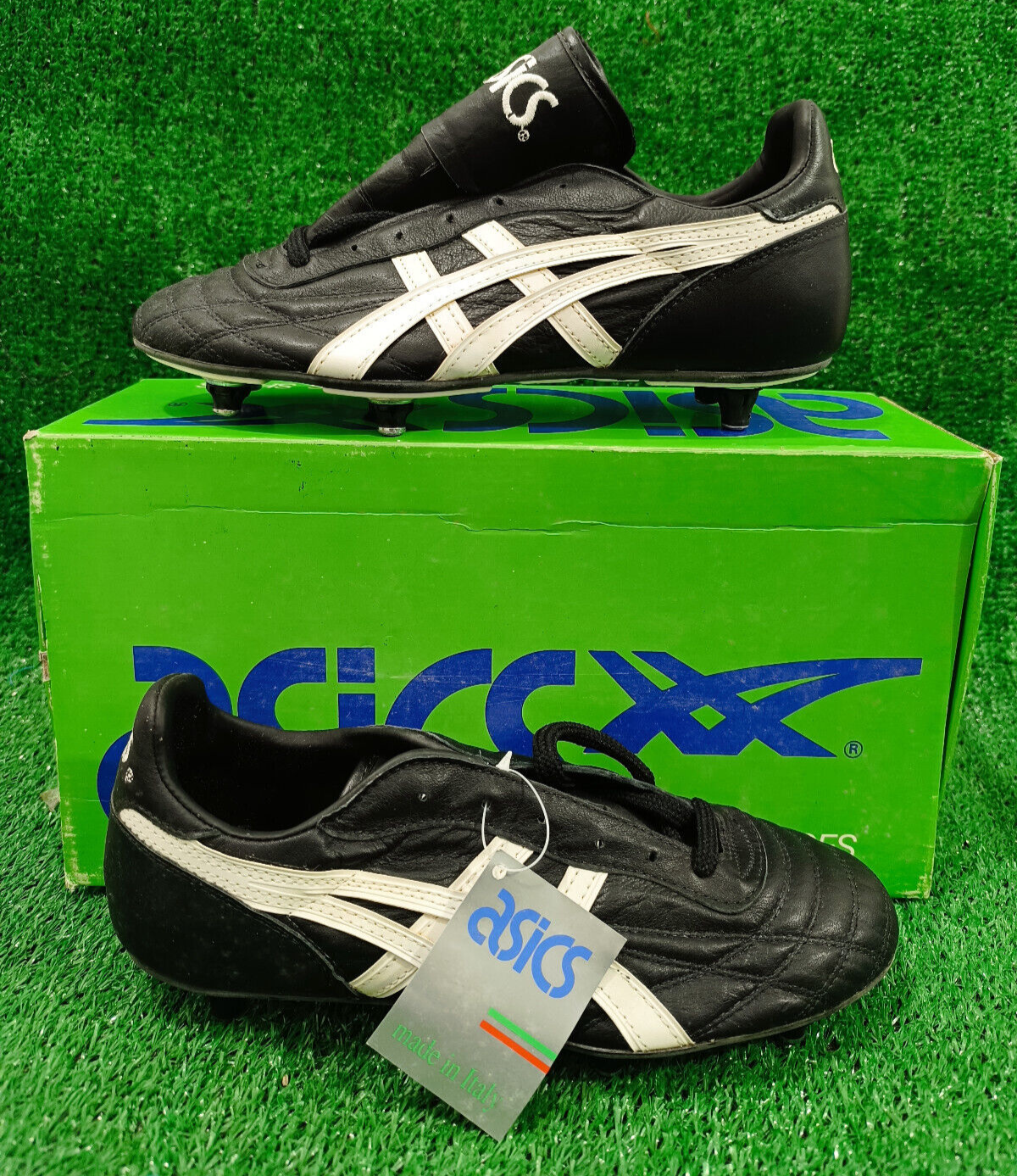 Vintage ASICS Mancini Sampdoria football boots scarpe calcio