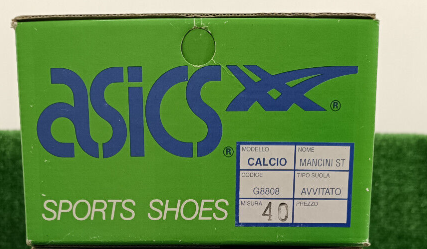 Vintage ASICS Mancini Sampdoria football boots scarpe calcio