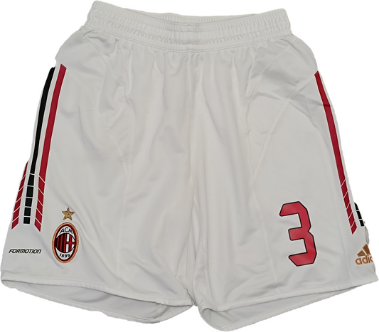 pantaloncini calcio Adidas AC Milan Match Worn shorts 2004-05 FORMOTION Maldini