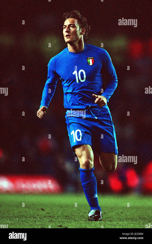 maglia calcio vintage italia TOTTI World Cup 2002 *ITALY* Korea L jersey shirt