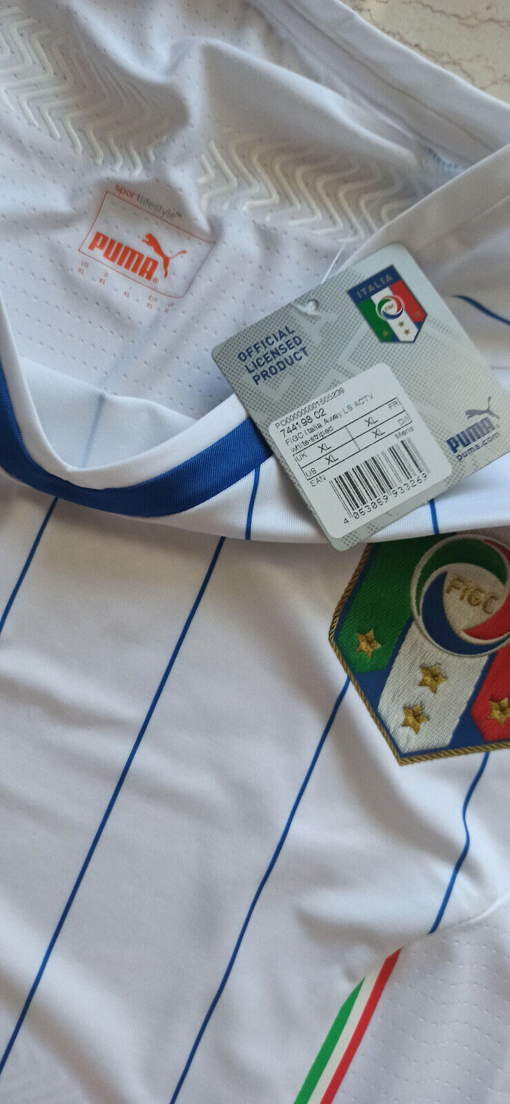 maglia DE ROSSI Puma italia match worn *player issue* magazzino preparata XL