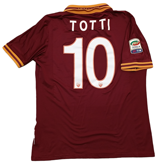 maglia roma TOTTI UNBRAND 2013 2014 Sky Sport jersey XL Home vintage shirt