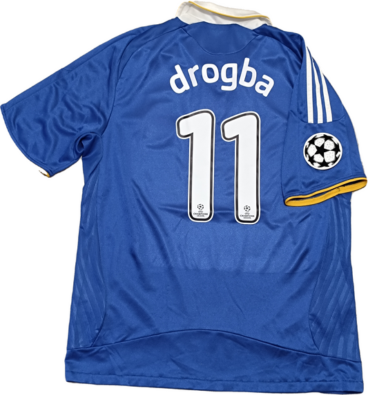 maglia calcio vintage Chelsea DROGBA Champions League adidas Samsung 2008-09