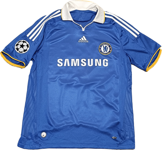 maglia calcio vintage Chelsea DROGBA Champions League adidas Samsung 2008-09