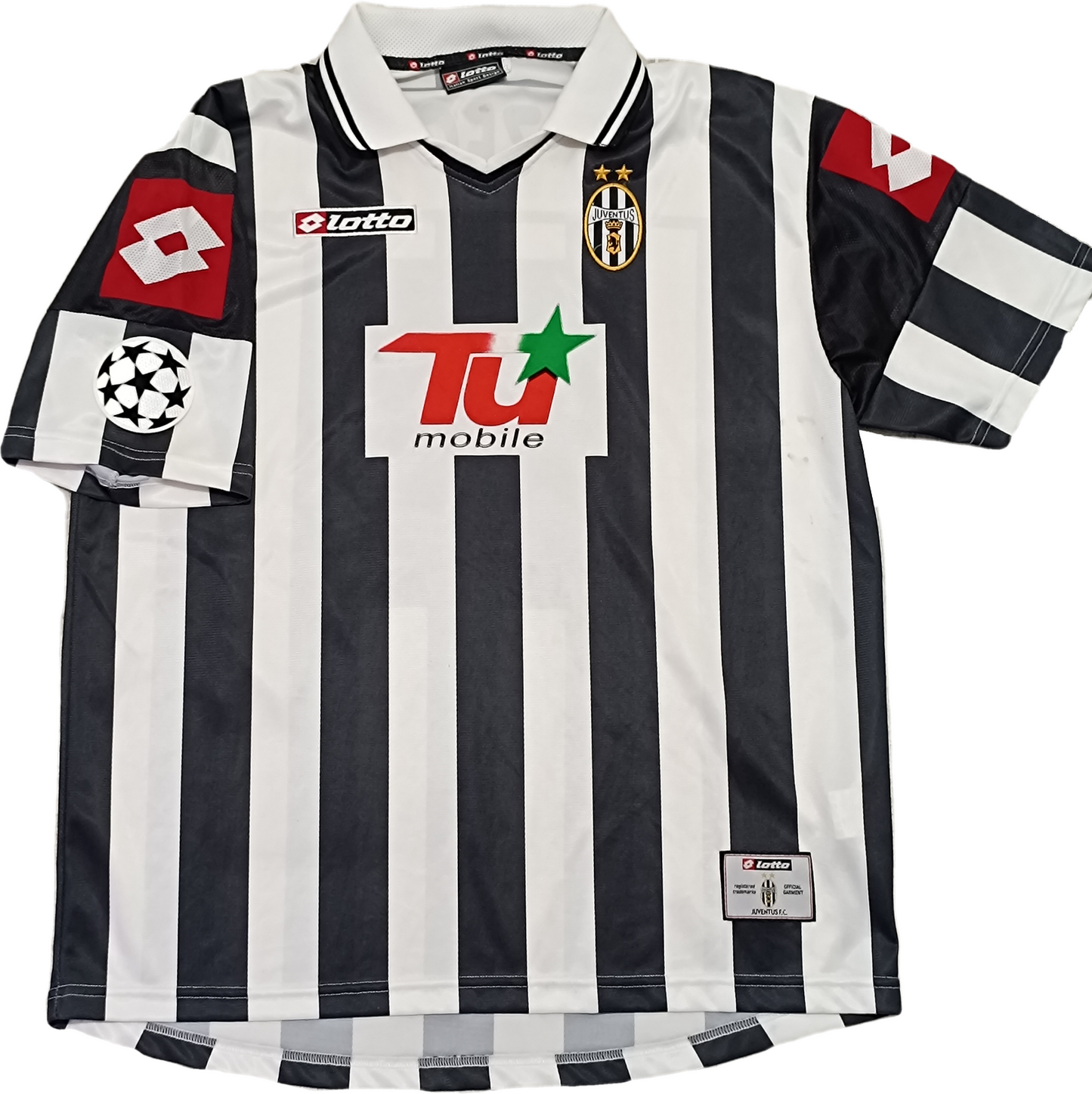 maglia calcio vintage JUVENTUS 2000 2001 TREZEGUET XL Player Version TU Mobile