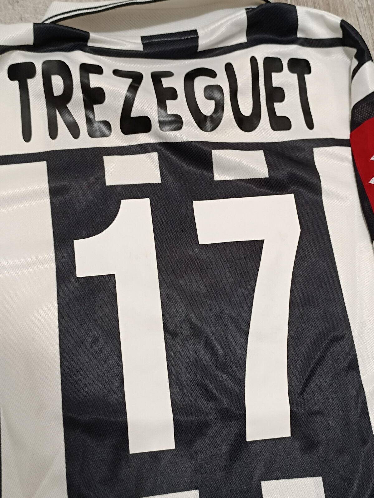 maglia calcio vintage JUVENTUS 2000 2001 TREZEGUET XL Player Version TU Mobile