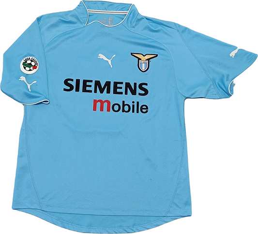 maglia Mihajlovic calcio vintage Lazio Puma 2002 2003 Siemens mobile home L