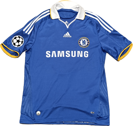 maglia calcio vintage Chelsea LAMPARD Champions League adidas Samsung 2008-09