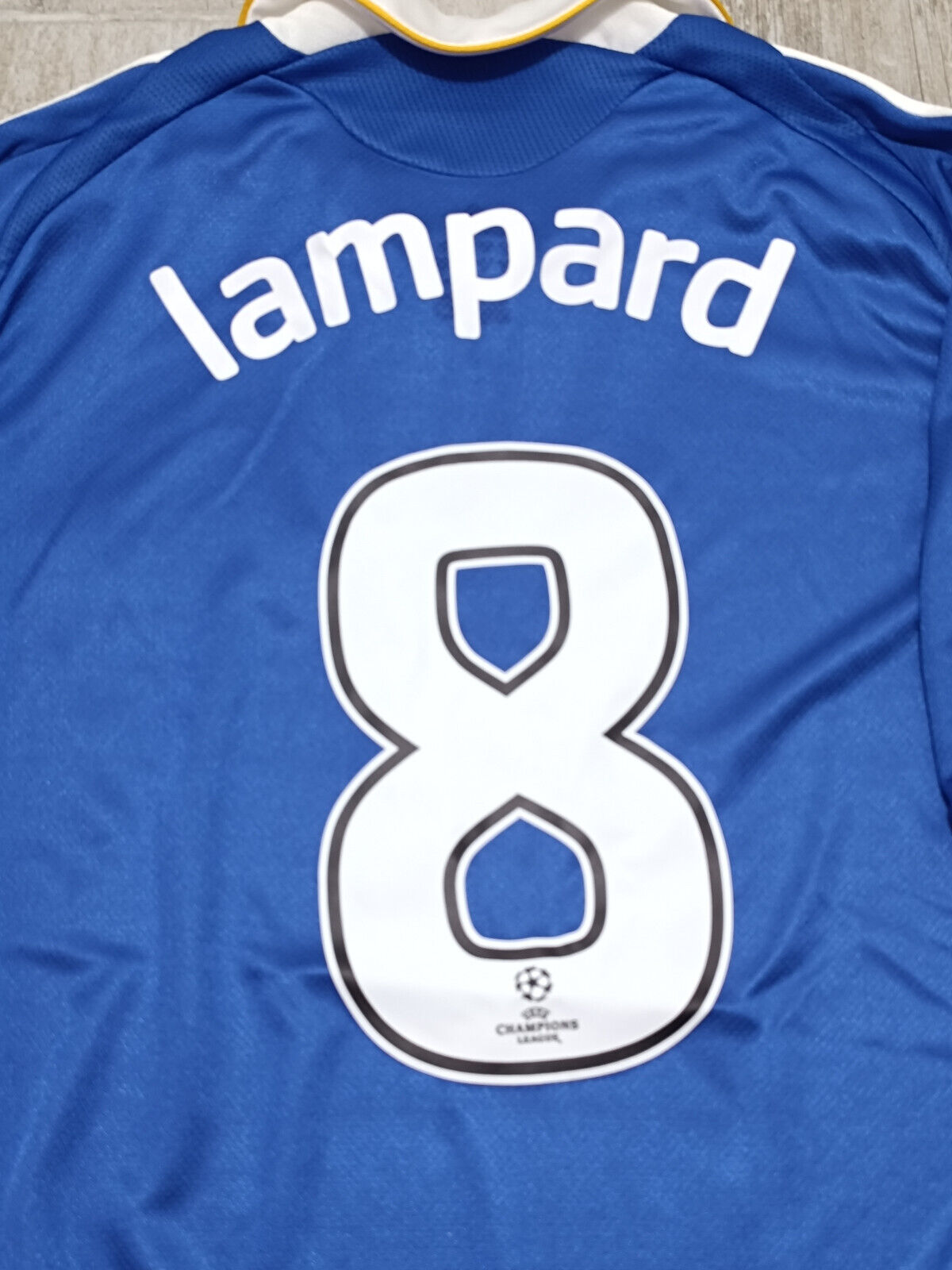 maglia calcio vintage Chelsea LAMPARD Champions League adidas Samsung 2008-09