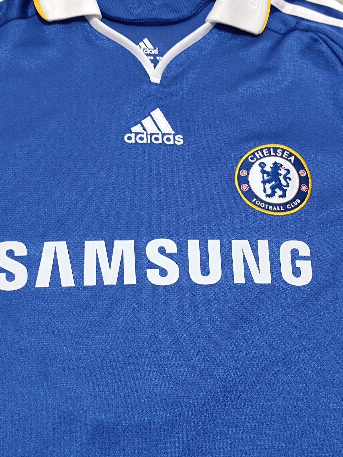 maglia calcio vintage Chelsea LAMPARD Champions League adidas Samsung 2008-09