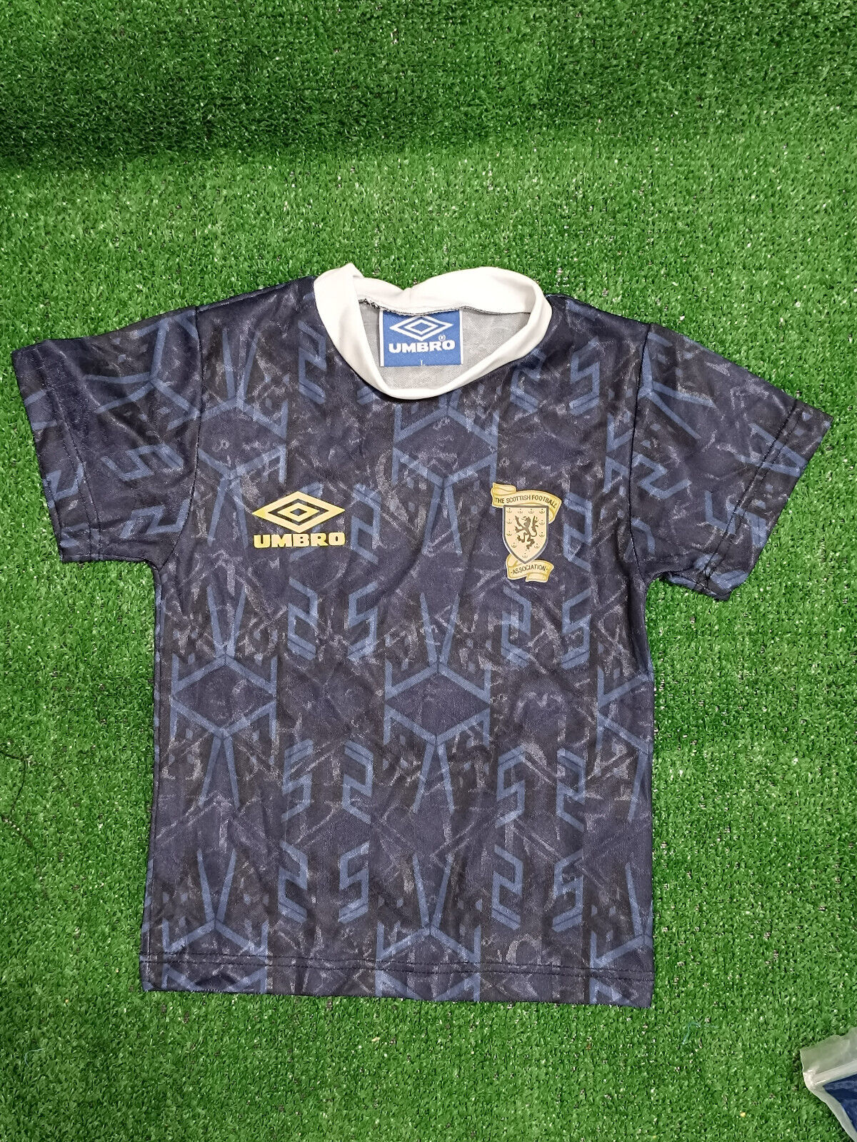 vintage Scotlnad shirt full kit KID Baby 2Years 1990 Umbro