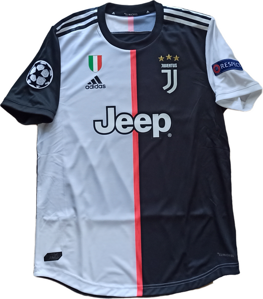 maglia calcio match worn Cristiano Ronaldo juventus Adizero 2019-20 UCL Jeep