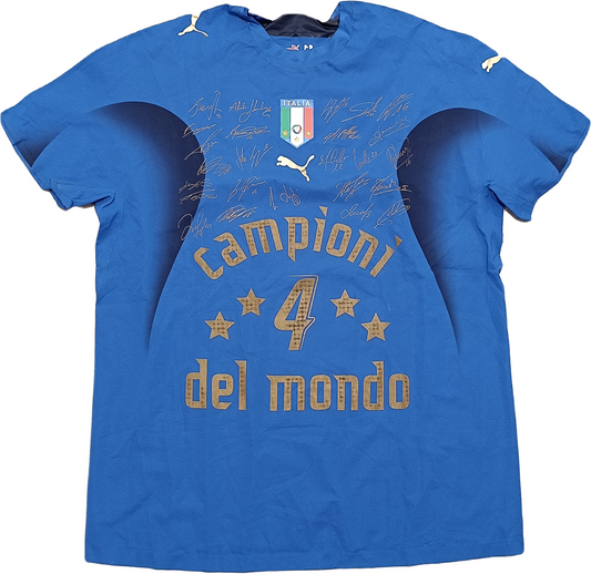 maglia calcio vintage Italia World Cup 2006 germany CAMPIONI 4 Puma Mondiali