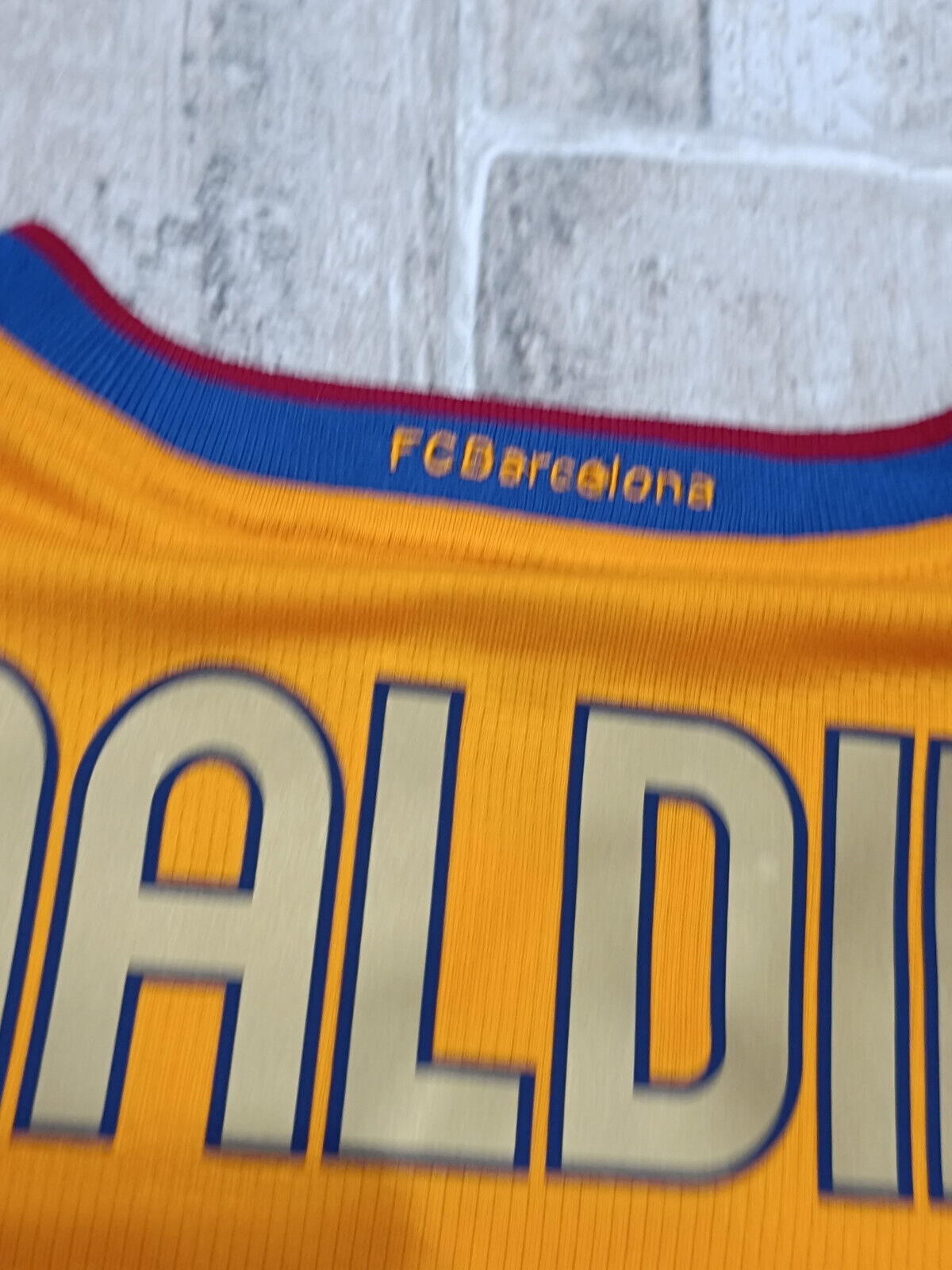 maglia calcio RONALDINHO barcellona home Barca NIKE 2007 2008 shirt camiseta