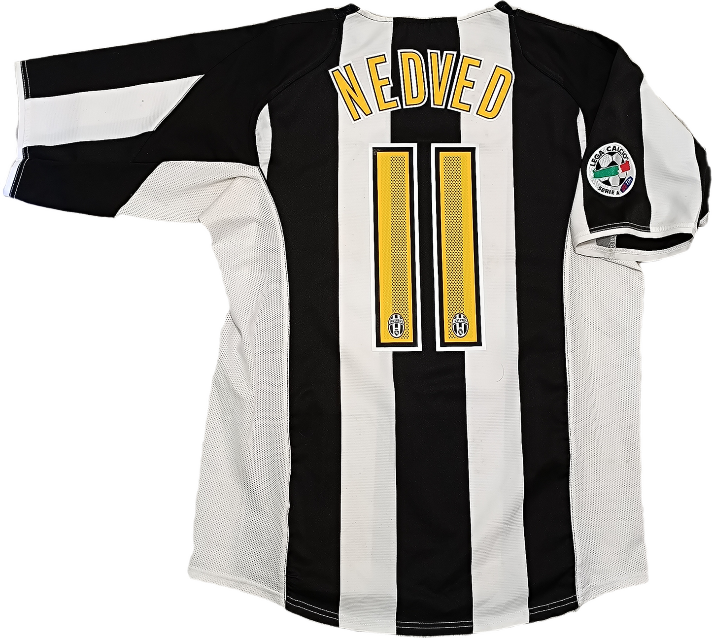 maglia Juventus vintage NIKE NEDVED shirt 2004 2005 home jersey Sky SPort L