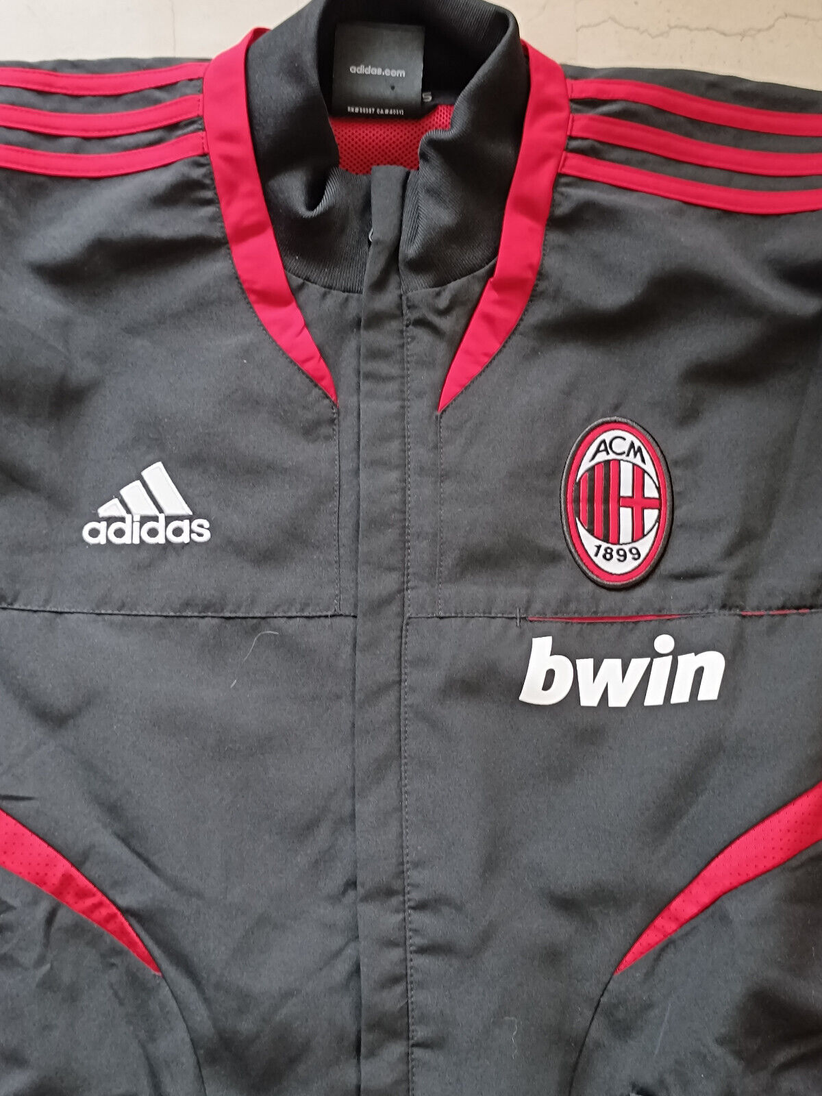 maglia calcio shirt Milan tracksuit 2007 track top Adidas FORMOTION Jersey