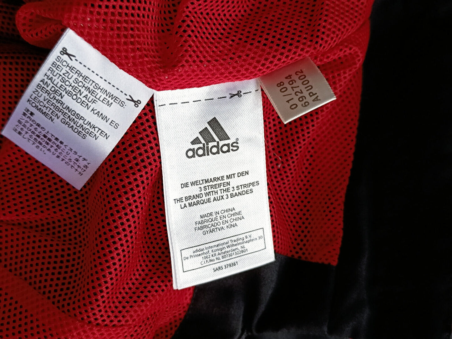 maglia calcio shirt Milan tracksuit 2007 track top Adidas FORMOTION Jersey