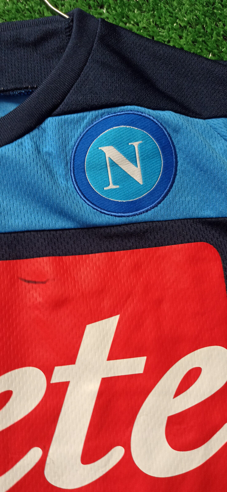 match worn felpa maglia calcio vintage Napoli Calcio Kappa 2018 training