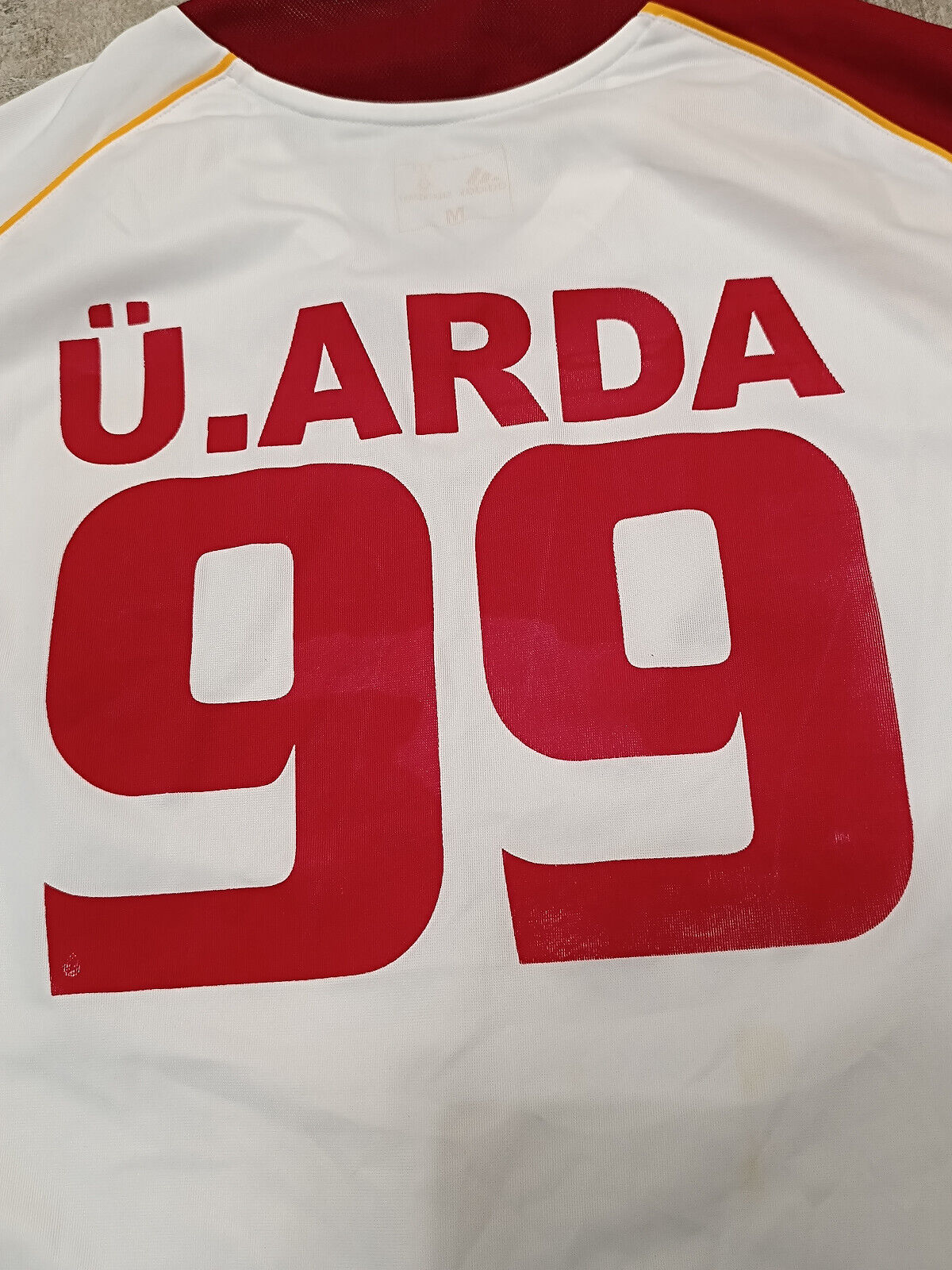 maglia calcio vintage Galasaray Adidas 2005 2006 ARDA TURAN Avea