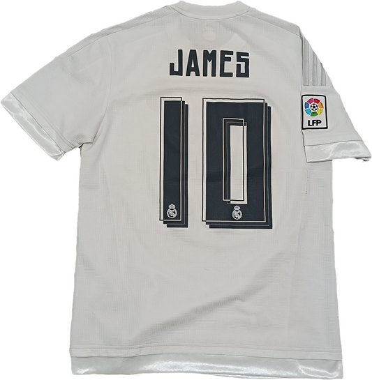 maglia calcio James Rodriguez Real Madrid Fly Emirates 2015 2016 LFP camiseta