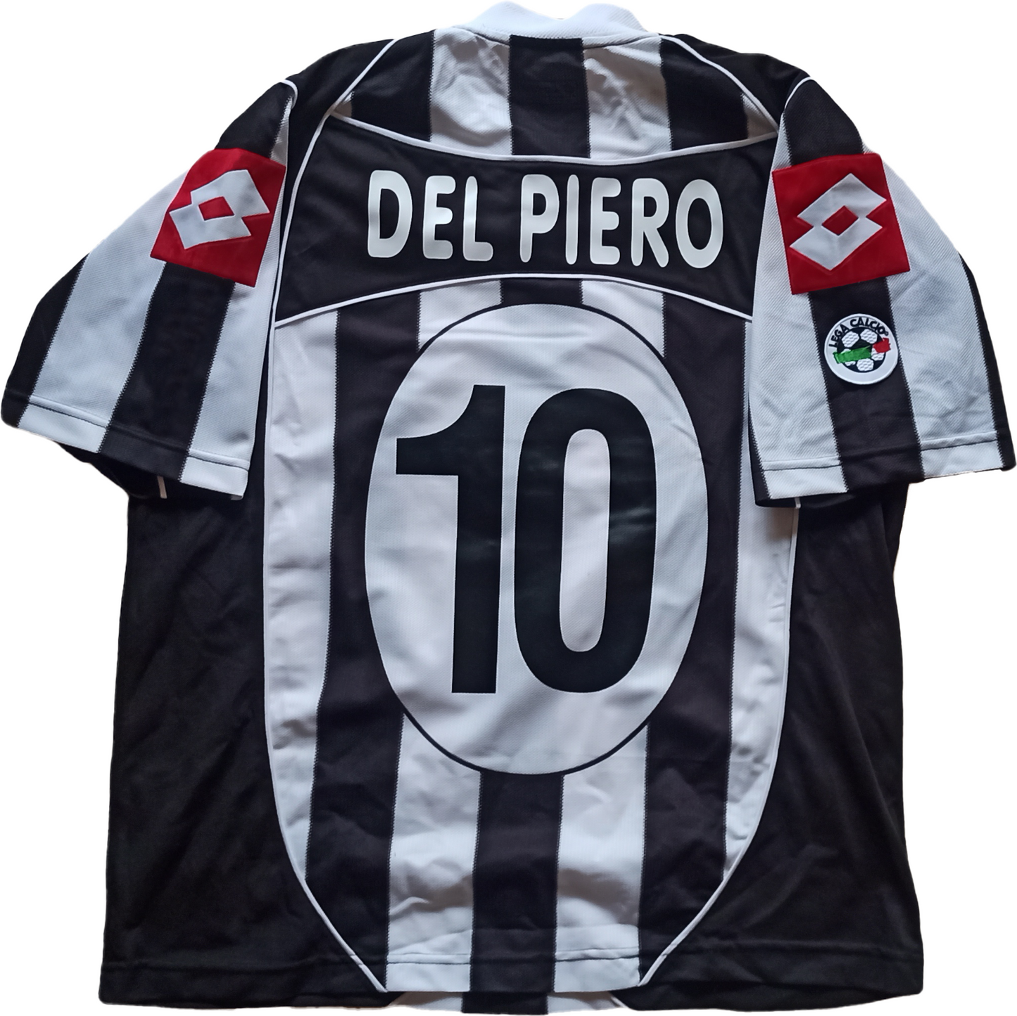 maglia calcio vintage juventus 2002 2003 DEL PIERO Fastweb home player shirt