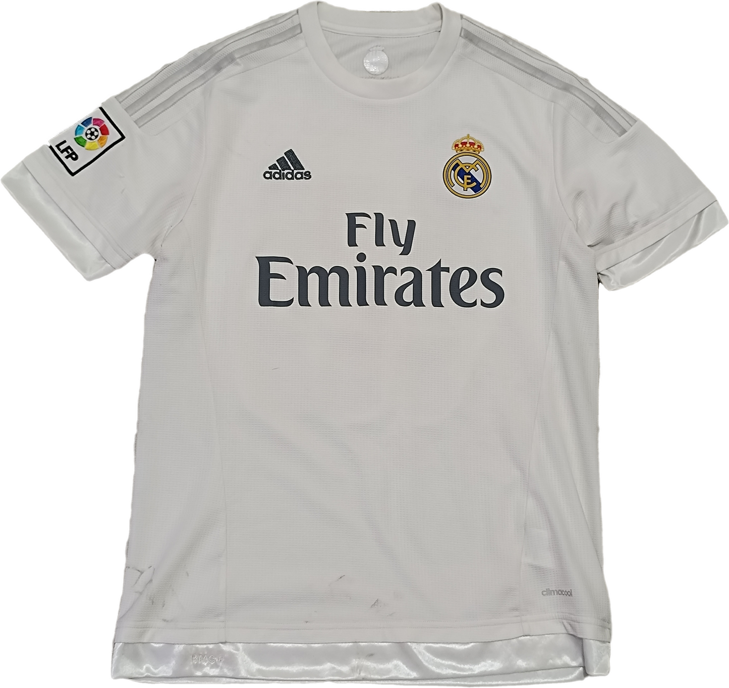 maglia calcio James Rodriguez Real Madrid Fly Emirates 2015 2016 LFP camiseta