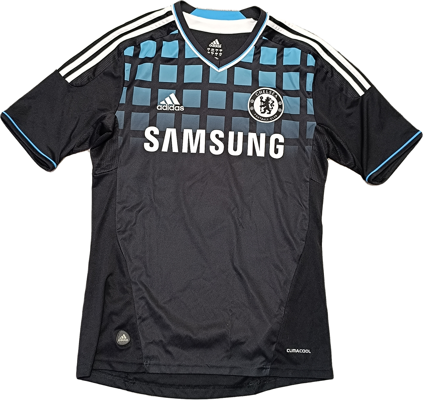 maglia calcio vintage Chelsea TORRES Champions League adidas Samsung 2011 2012