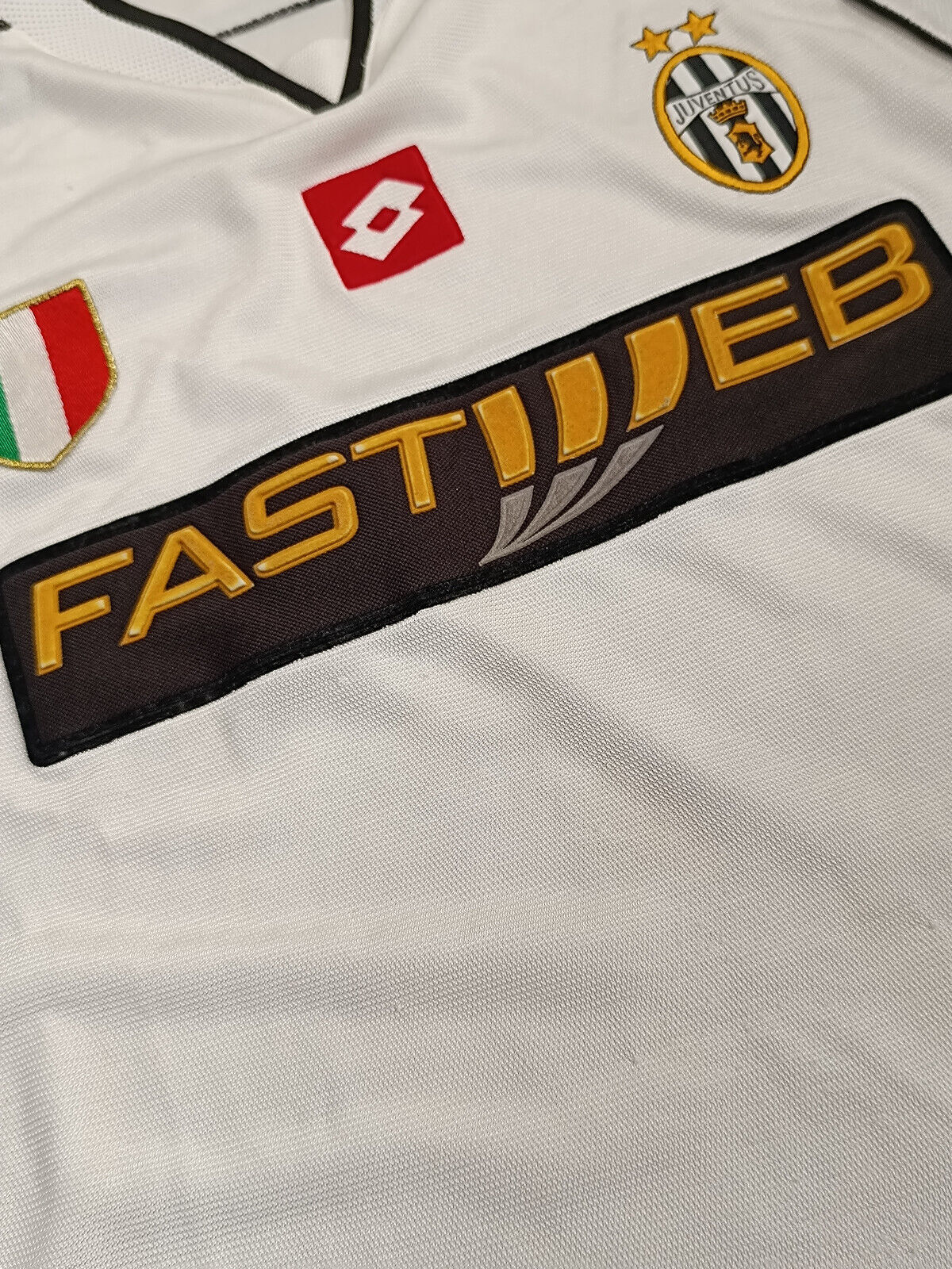 maglia calcio vintage juventus 2002 2003 DEL PIERO Fastweb away player shirt