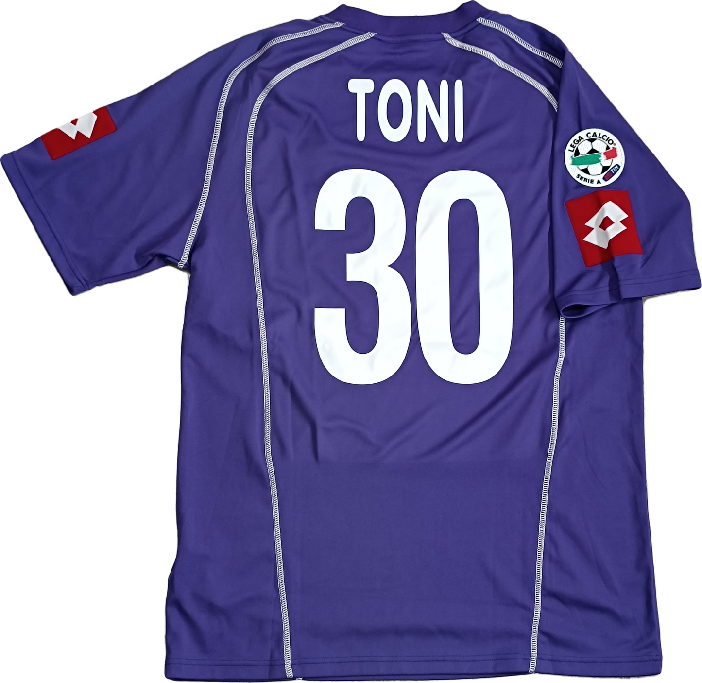 maglia calcio Fiorentina vintage Lotto TOYOTA 2005 2006 MSerie A jersey