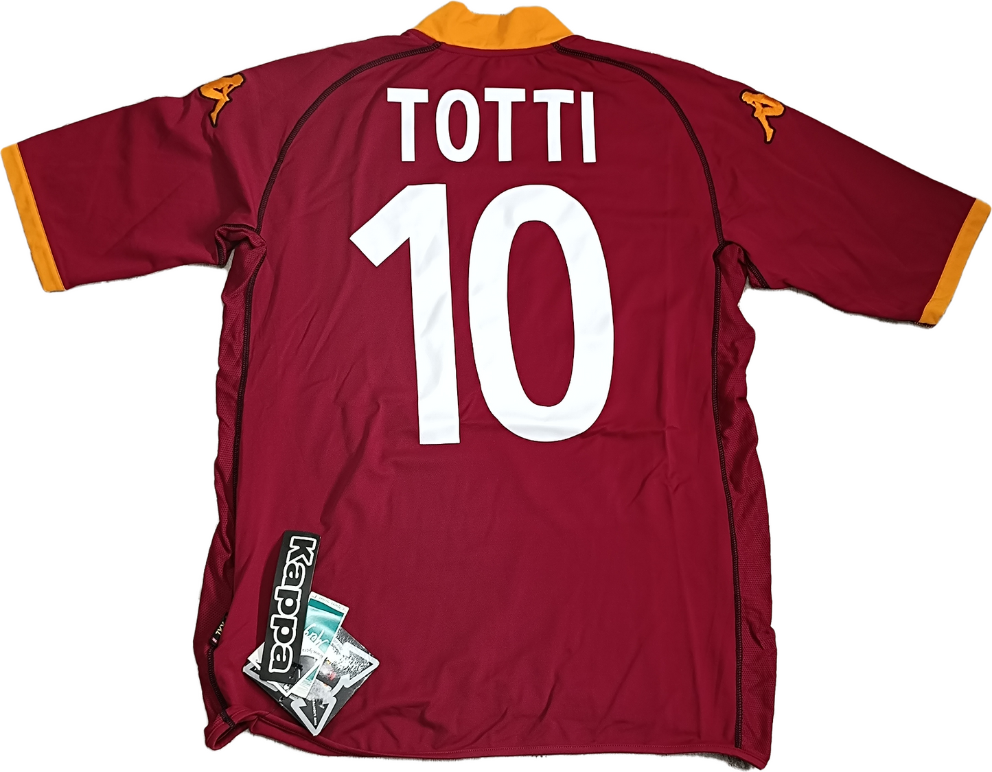 maglia calcio roma totti 2002-03 Champions League MAZDA Kappa vintage *NEW* XXL