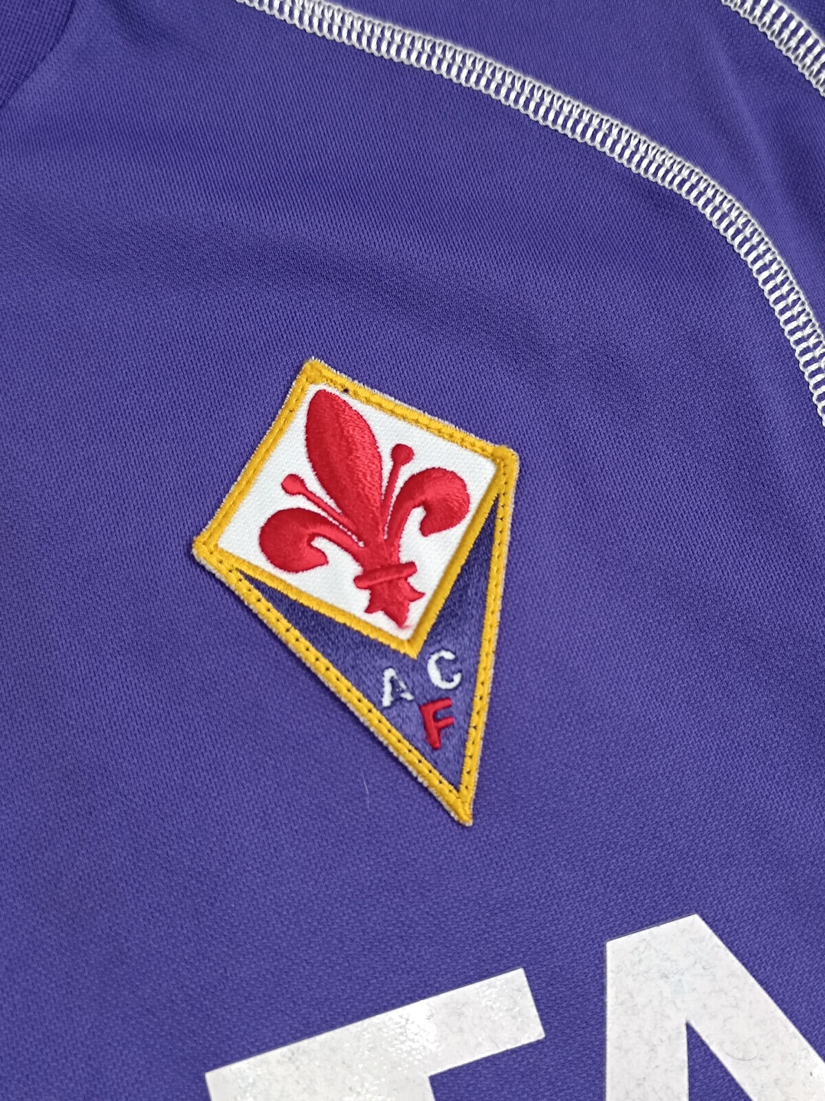 maglia calcio Fiorentina vintage Lotto TOYOTA 2005 2006 MSerie A jersey