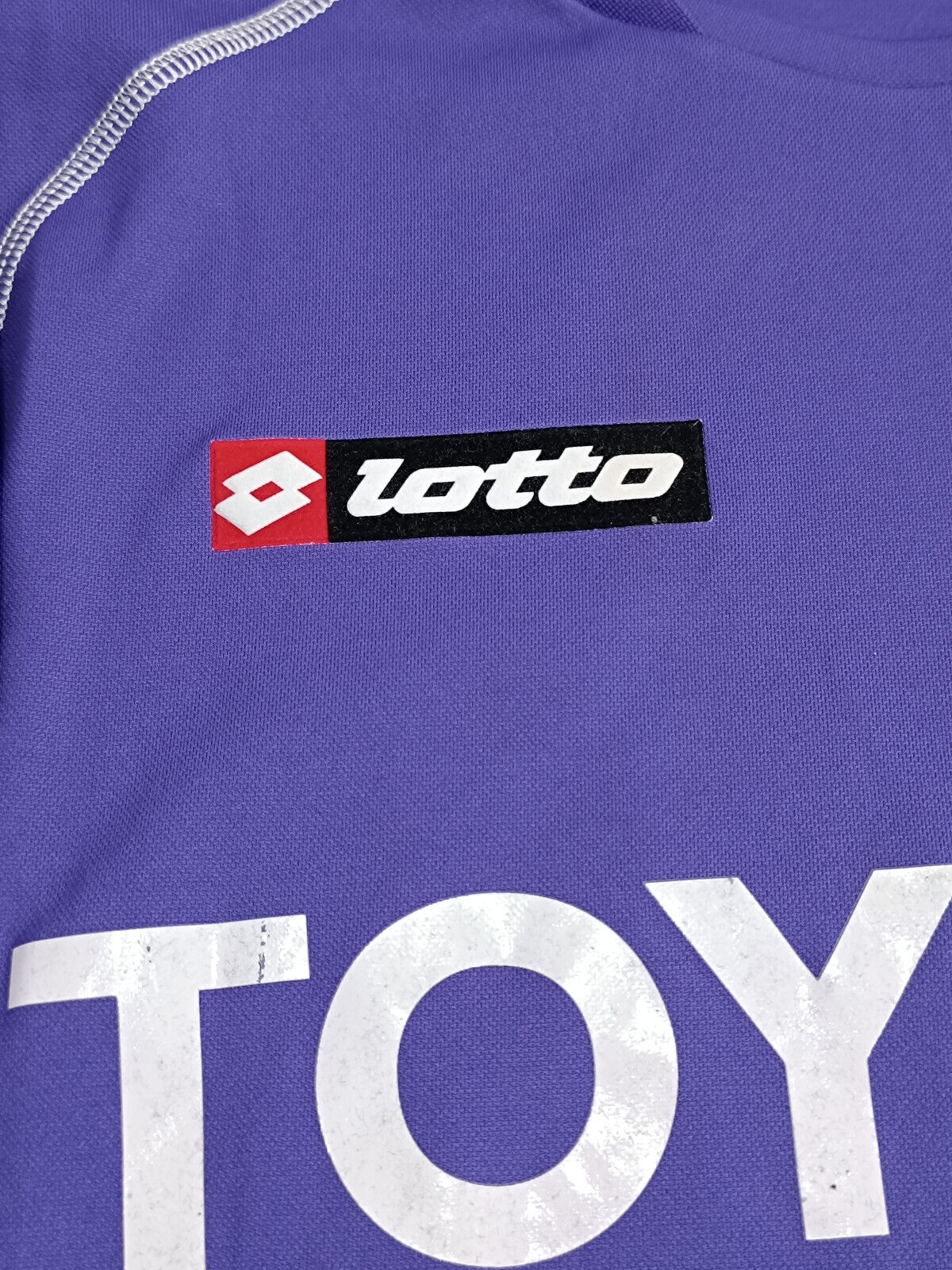 maglia calcio Fiorentina vintage Lotto TOYOTA 2005 2006 MSerie A jersey