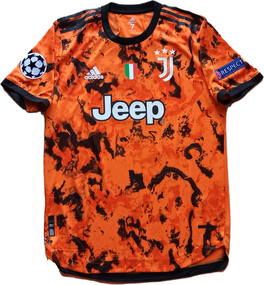 maglia match worn Juventus RONALDO UCL indossata 2020 2021 Adidas taglia 7 third